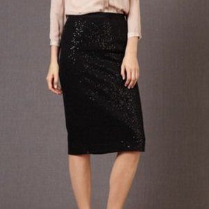 Boden sequin skirt black size 6